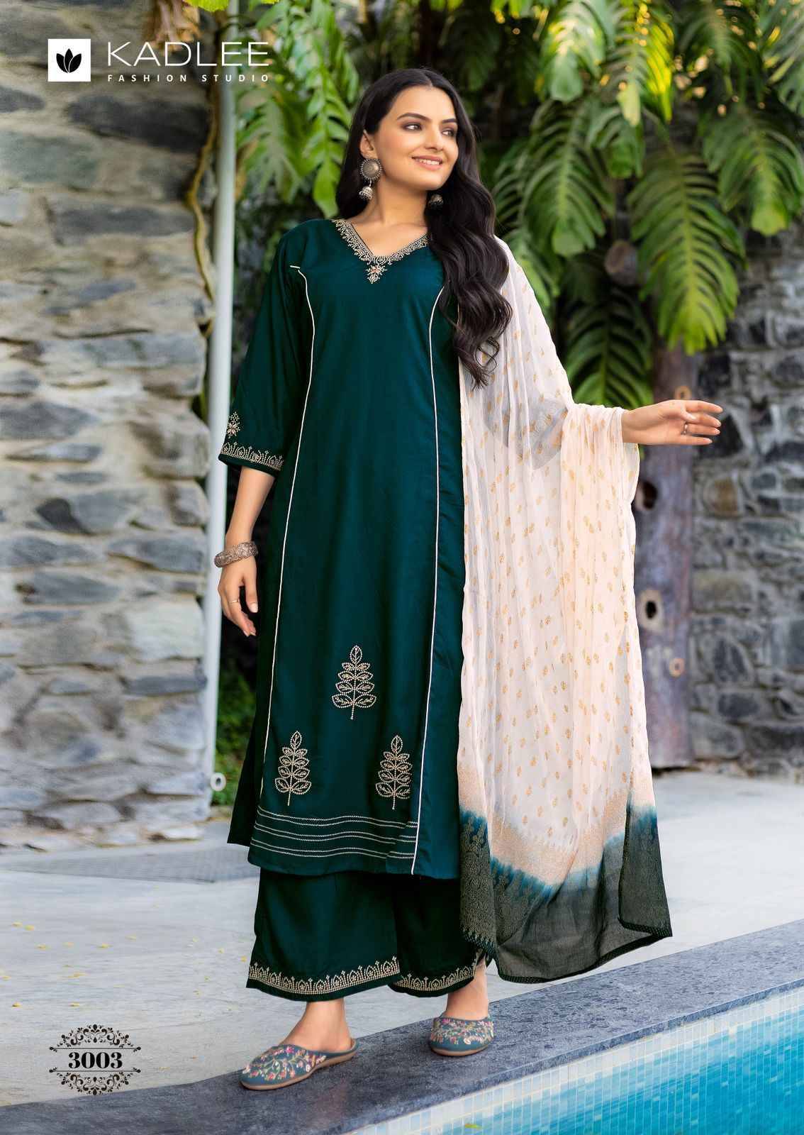 Amrita By Kadlee 3001 To 3006 Series Stylish Fancy Colorful party wear dresses At Wholesale Price